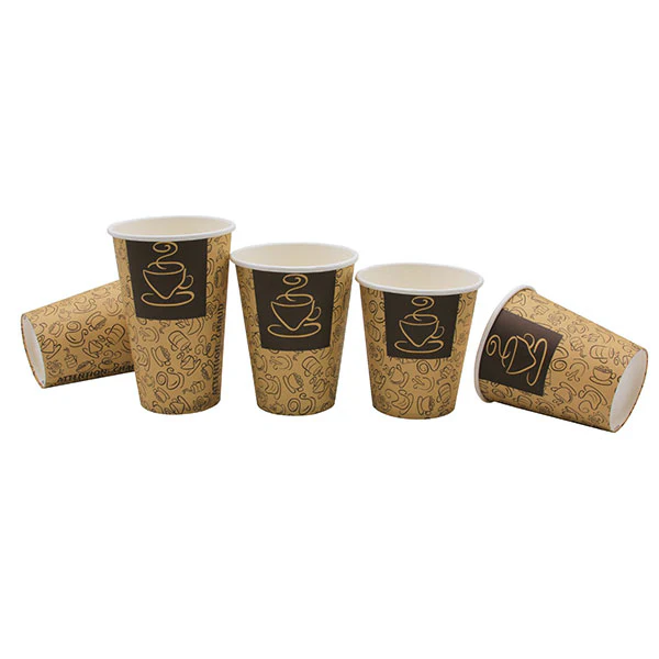 12oz Hot Paper Cups - Printed design - Image 2