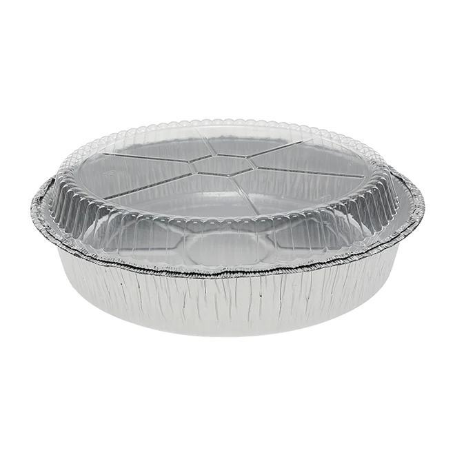 9" Dome Lids for Round Foil Container