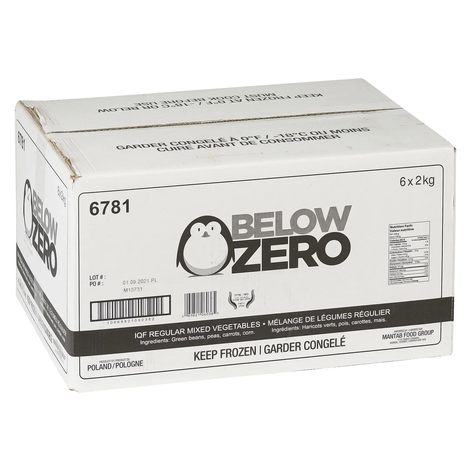 Below Zero - IQF Regular Mix Vegetable - Image 3