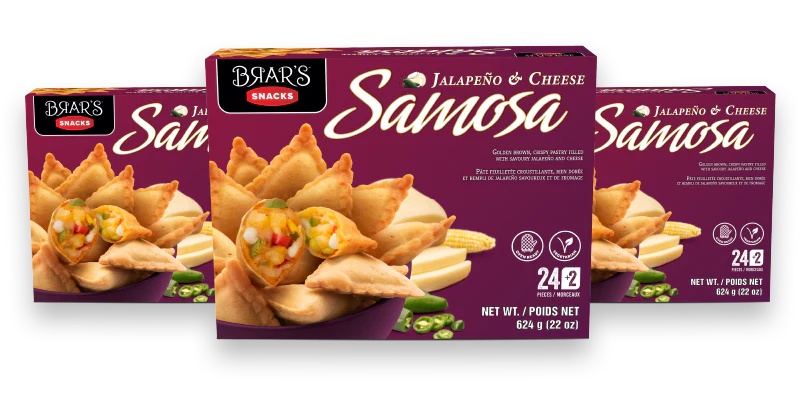Brar's - Jalapeno & Cheese Samosa - 624g
