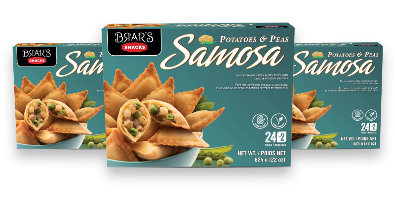 Brar's - Potatoes & Peas Samosa - 624g - Image 2
