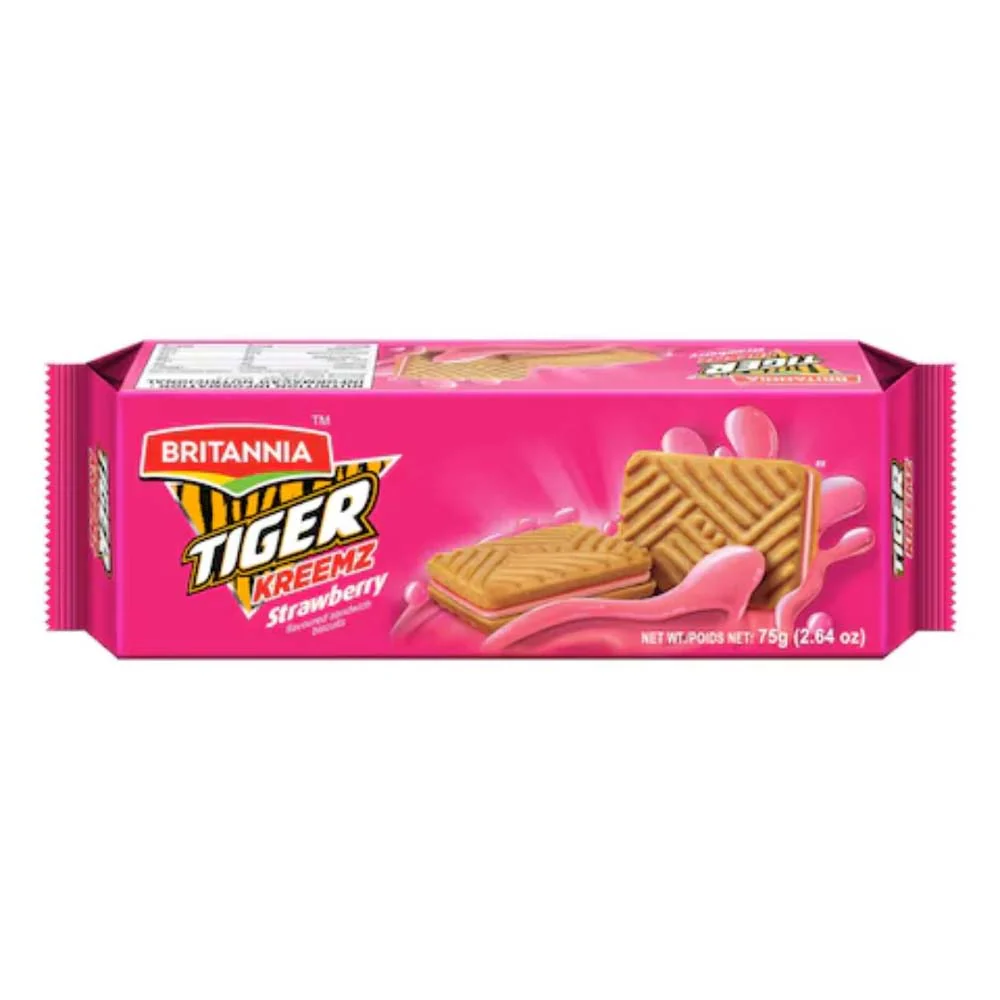 Britannia - Tiger kreams Strawberry  - 75g