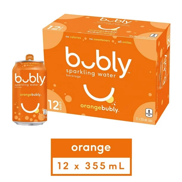 Bubly - Orange - Cans - Image 2