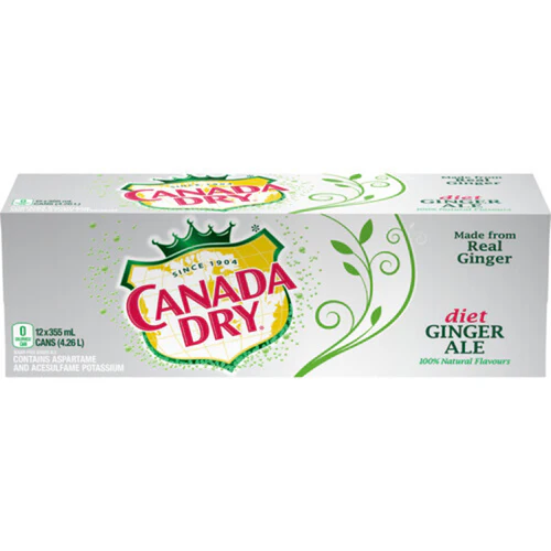 Canada Dry - Diet Gingerale - Cans - Image 2