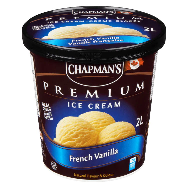 Chapman's - Ice cream - French Vanilla - 2L