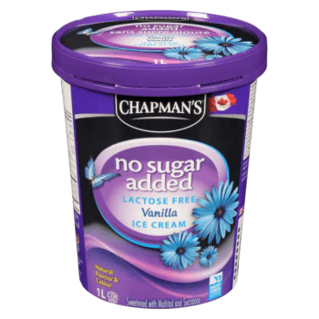 Chapman's - Ice Cream - Vanilla - No Sugar Added - 1L