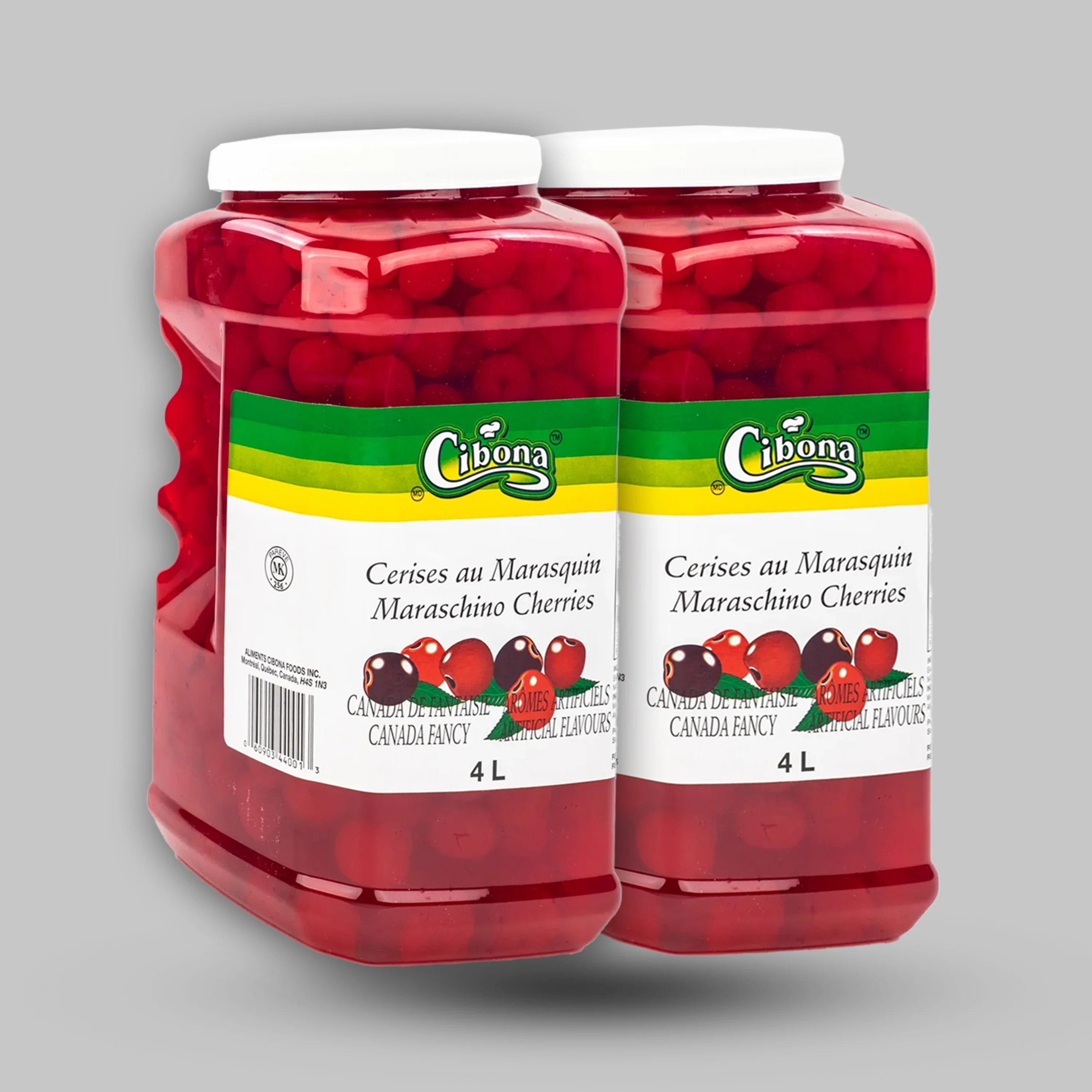 Cibona - Red Cocktail Cherry With Stem - 4L - Image 2