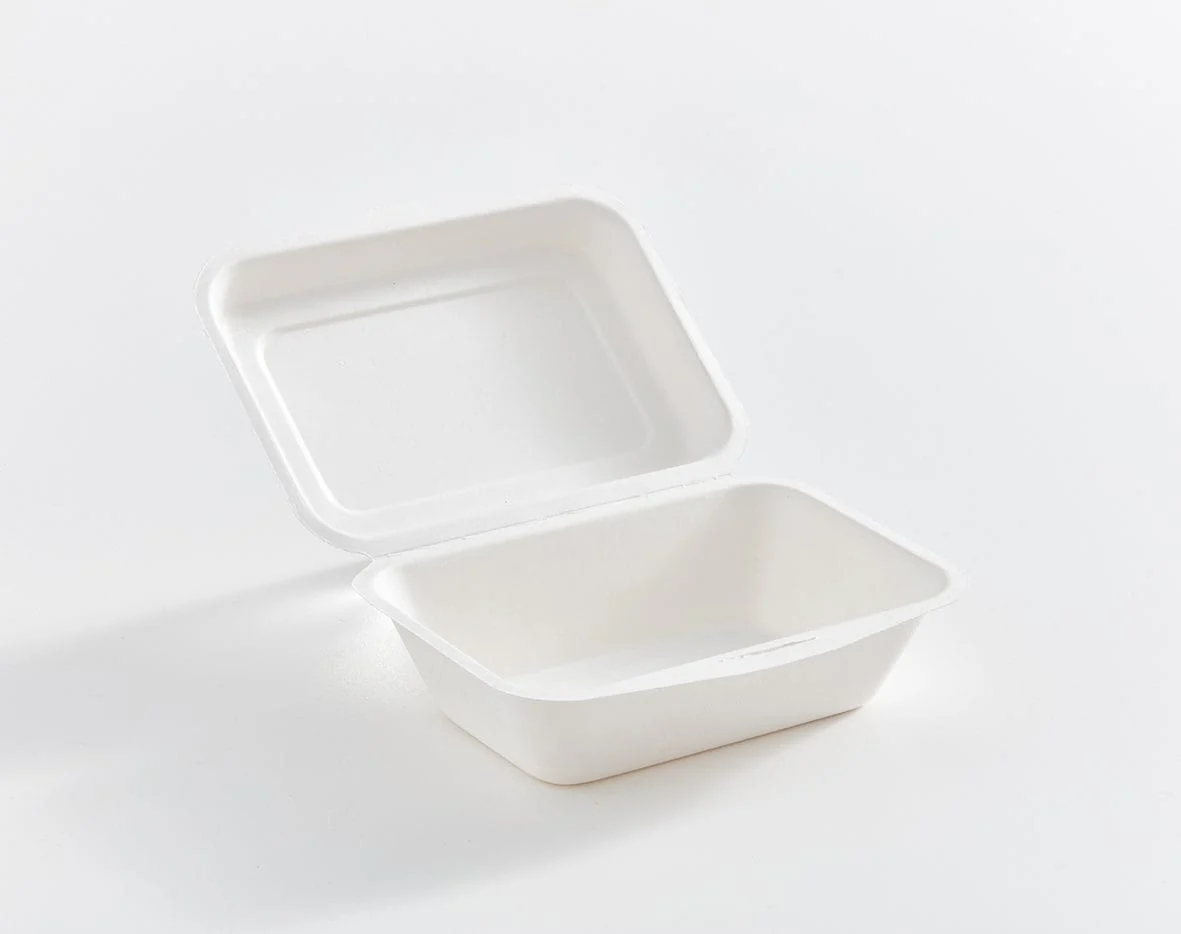 EcoGreen - 7X5X2.5 Bagasse Hinged Lid Container