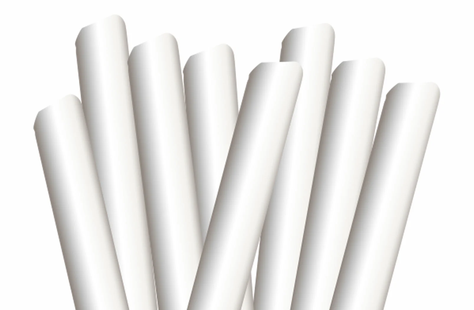 Ecogreen - 8" Jumbo Paper Straws - Wrapped - 200Ct - Image 2