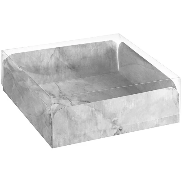 Enjay - 8X8 Marble Meats & Treats Box w/ Lid - Image 2