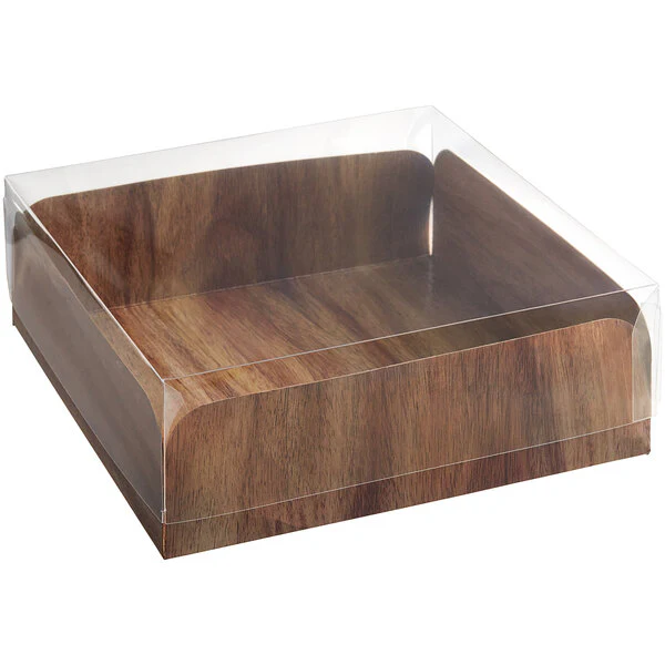 Enjay - 8X8 Wood Meats & Treats Box w/ Lid - Image 2