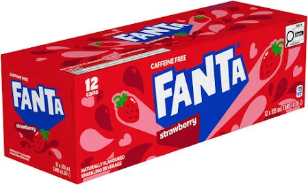 Fanta - Strawberry - Cans - Image 2