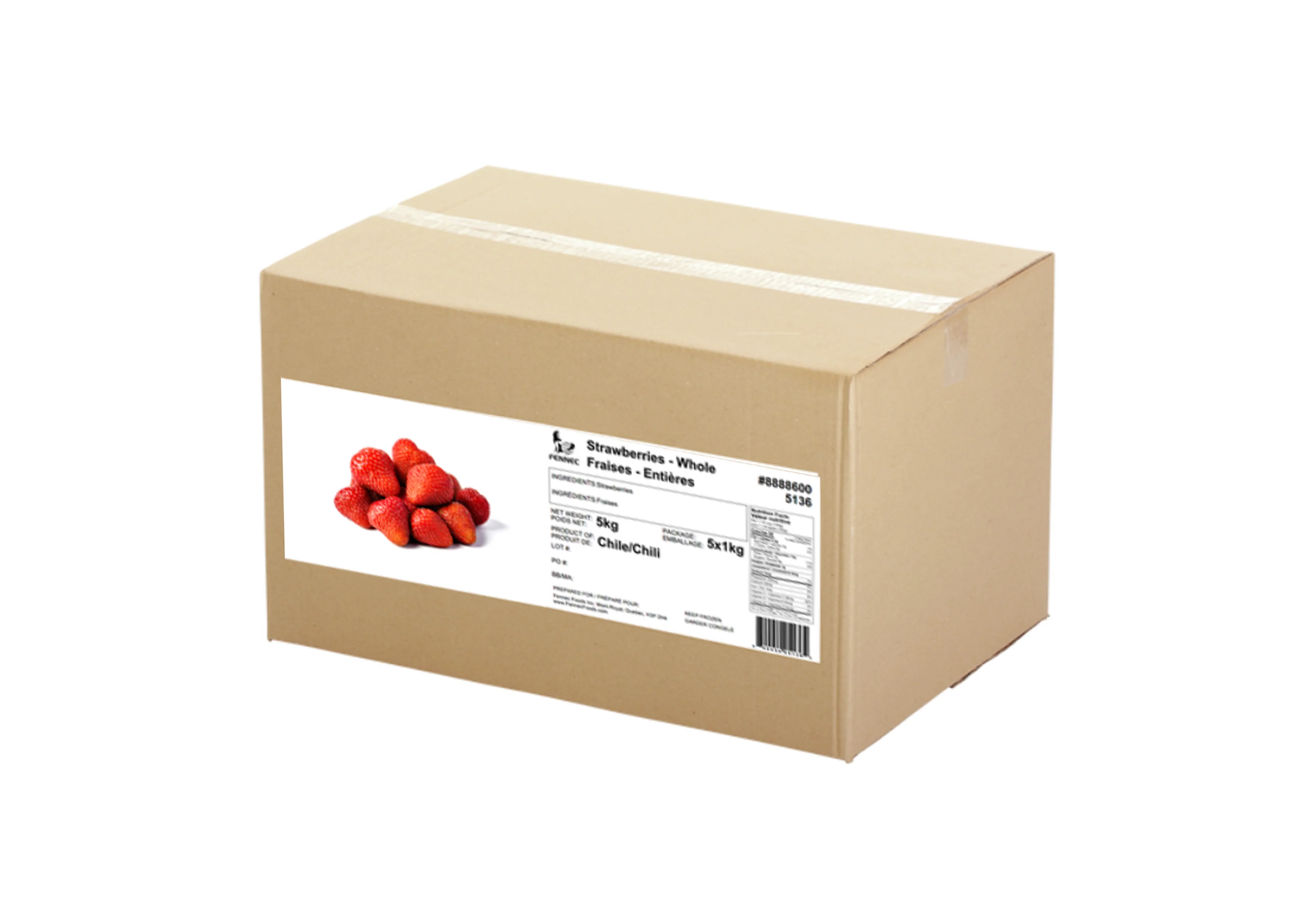 Fennec - Whole Strawberries - 1Kg - Image 2