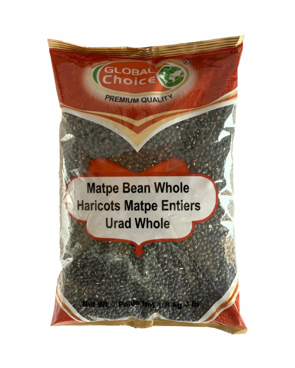 Global Choice - Urad Dal Whole - 4Lb