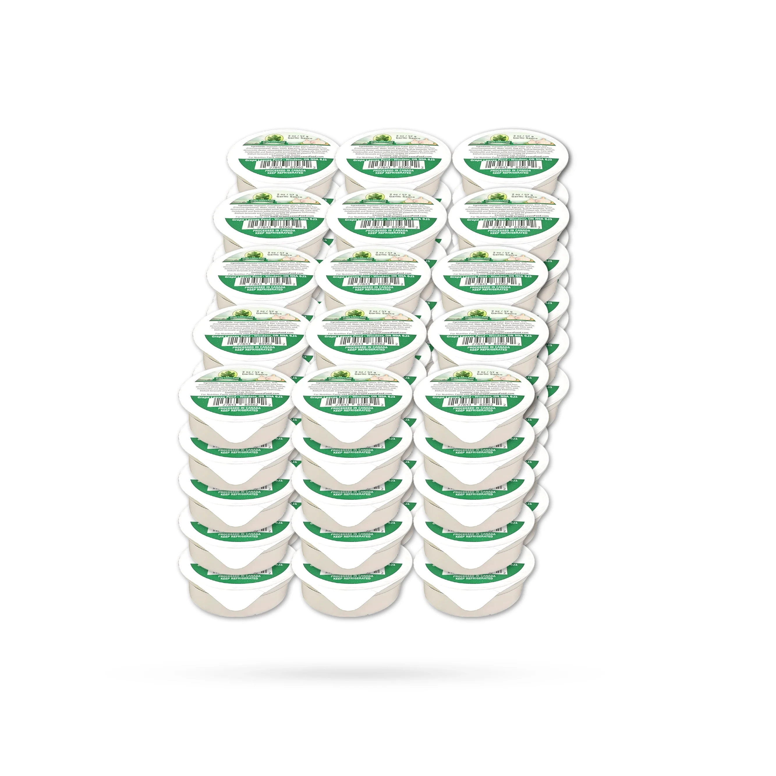 Grape Leaves - Garlic Sauce - 75X2oz - Image 2