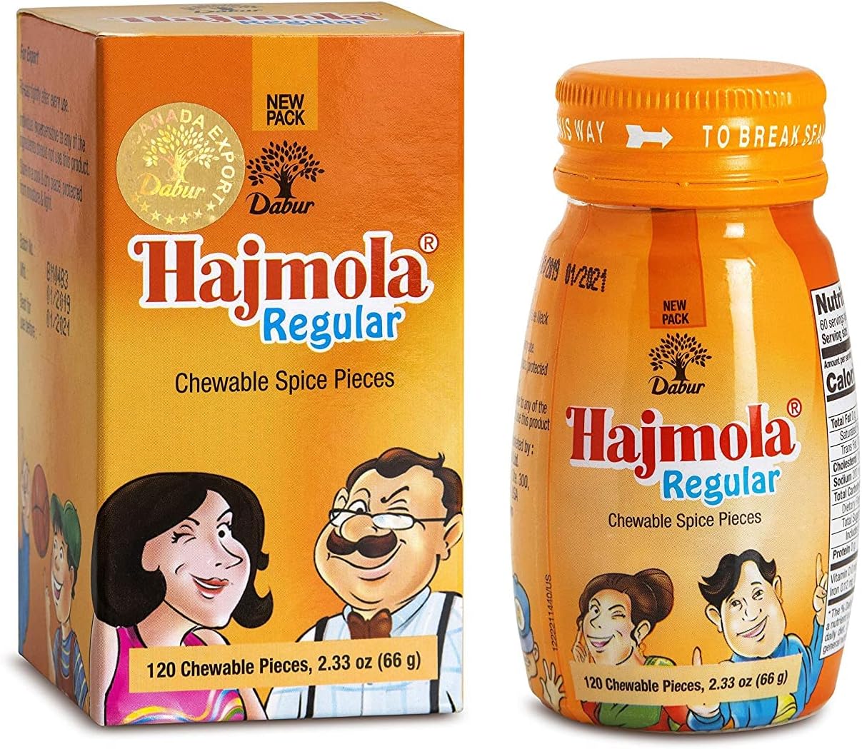Hajmola - Regular - 120Ct
