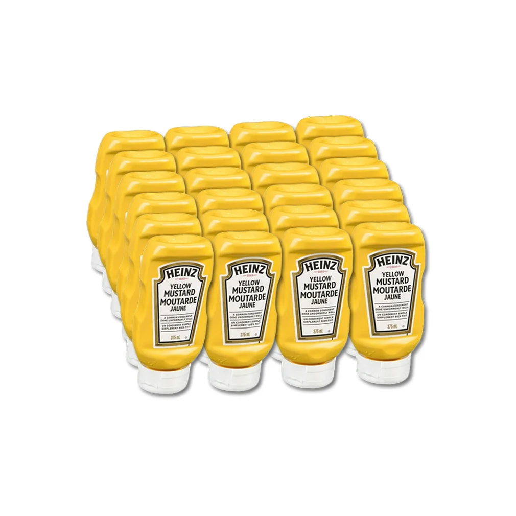 Heinz - Mustard Upside/Down - 375ml - Image 2