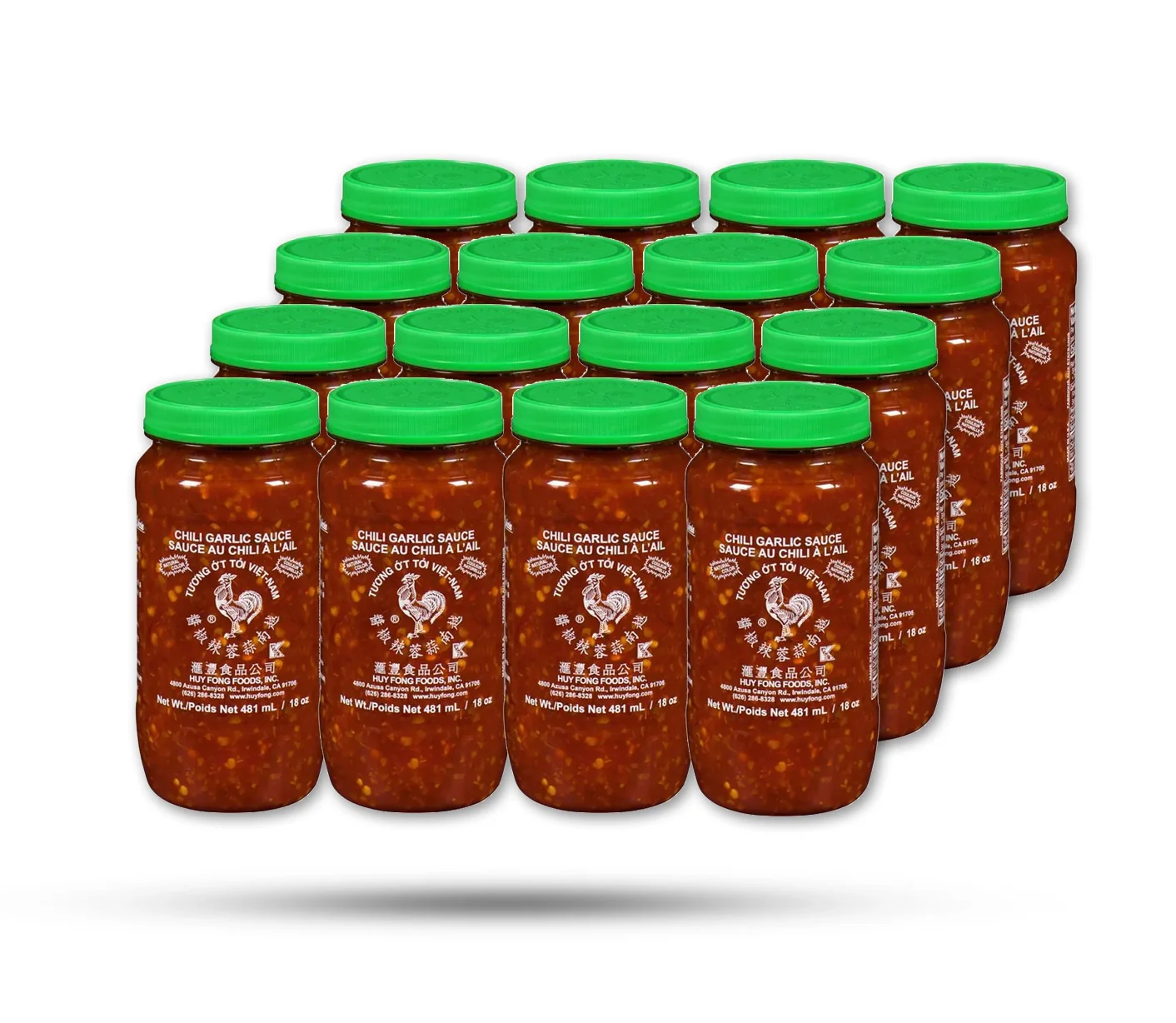 Huy Fong - Hot Chilly Garlic Sauce - 481ml - Image 2