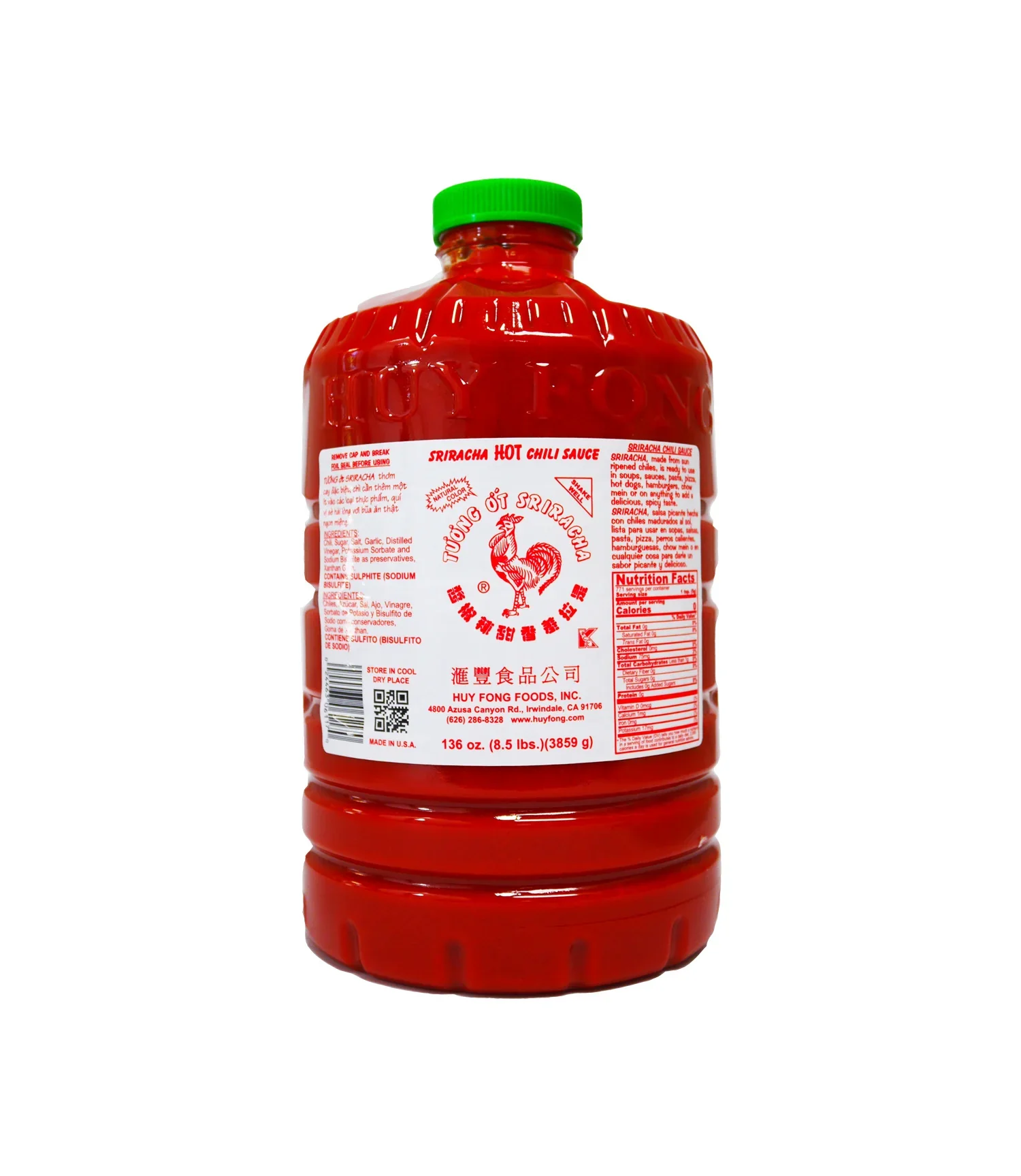 Huy Fong - Hot Chilly Siracha 3.5L