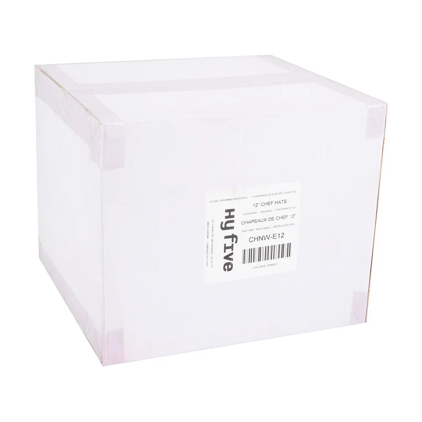 Hy Five 12" Chef Hat European Style Non Woven CHNW-E12 - Image 4