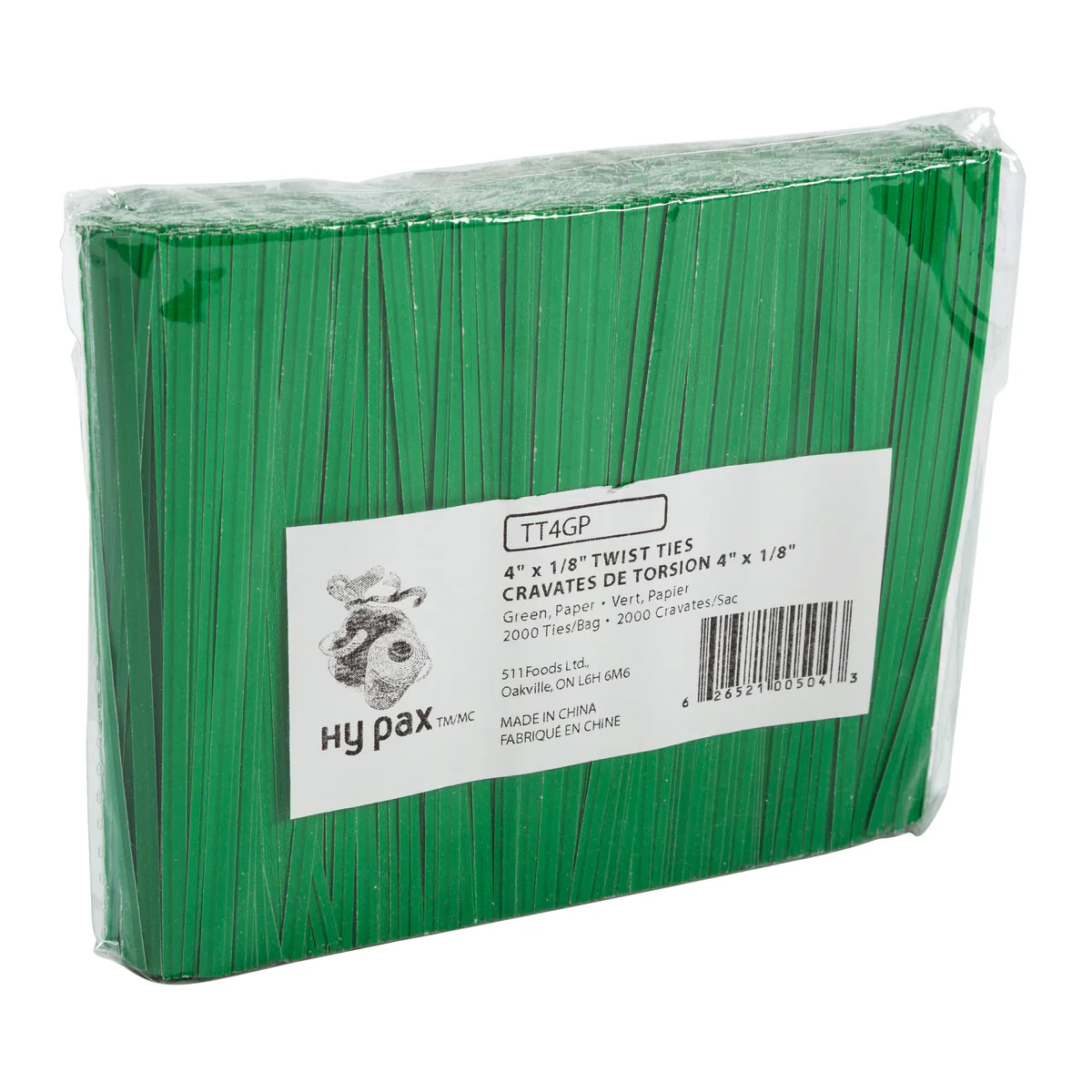 Hy Five - 4" Twist Ties - Green TT4GP - Image 3