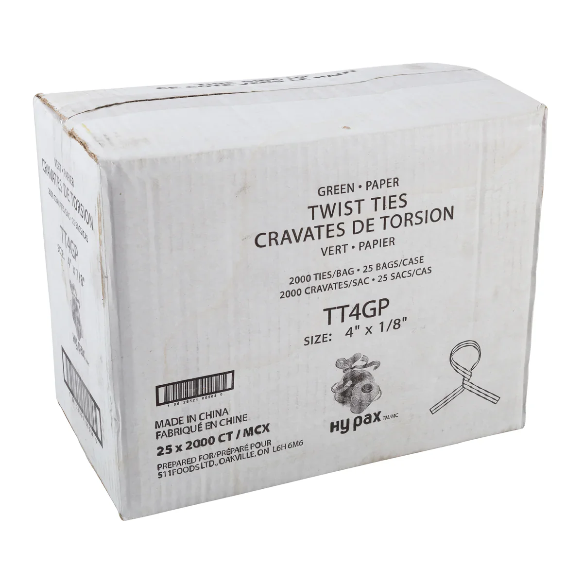 Hy Five - 4" Twist Ties - Green TT4GP - Image 4
