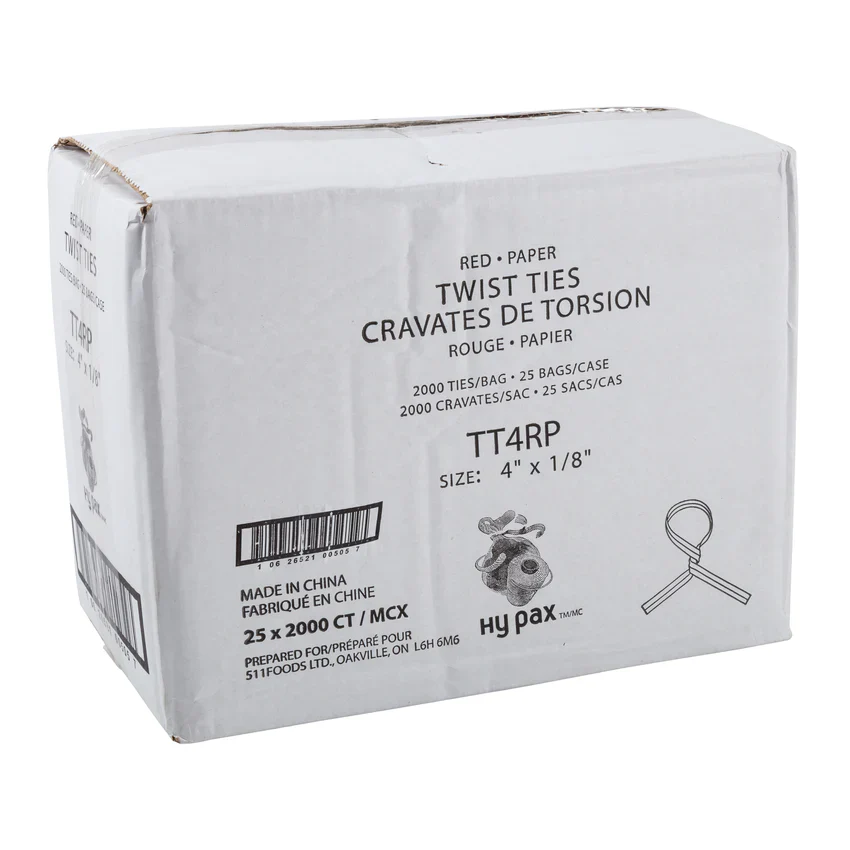 Hy Five - 4" Twist Ties - Red TT4RP - Image 4