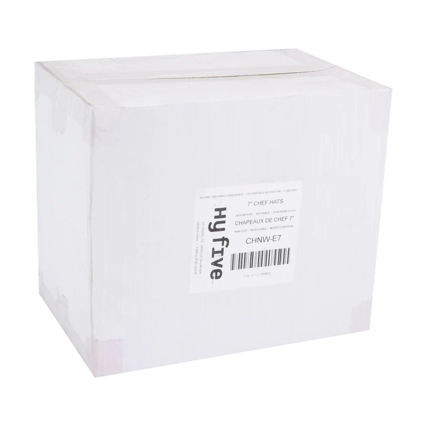 Hy Five 7" Chef Hat European Style Non Woven CHNW-E7 - Image 4