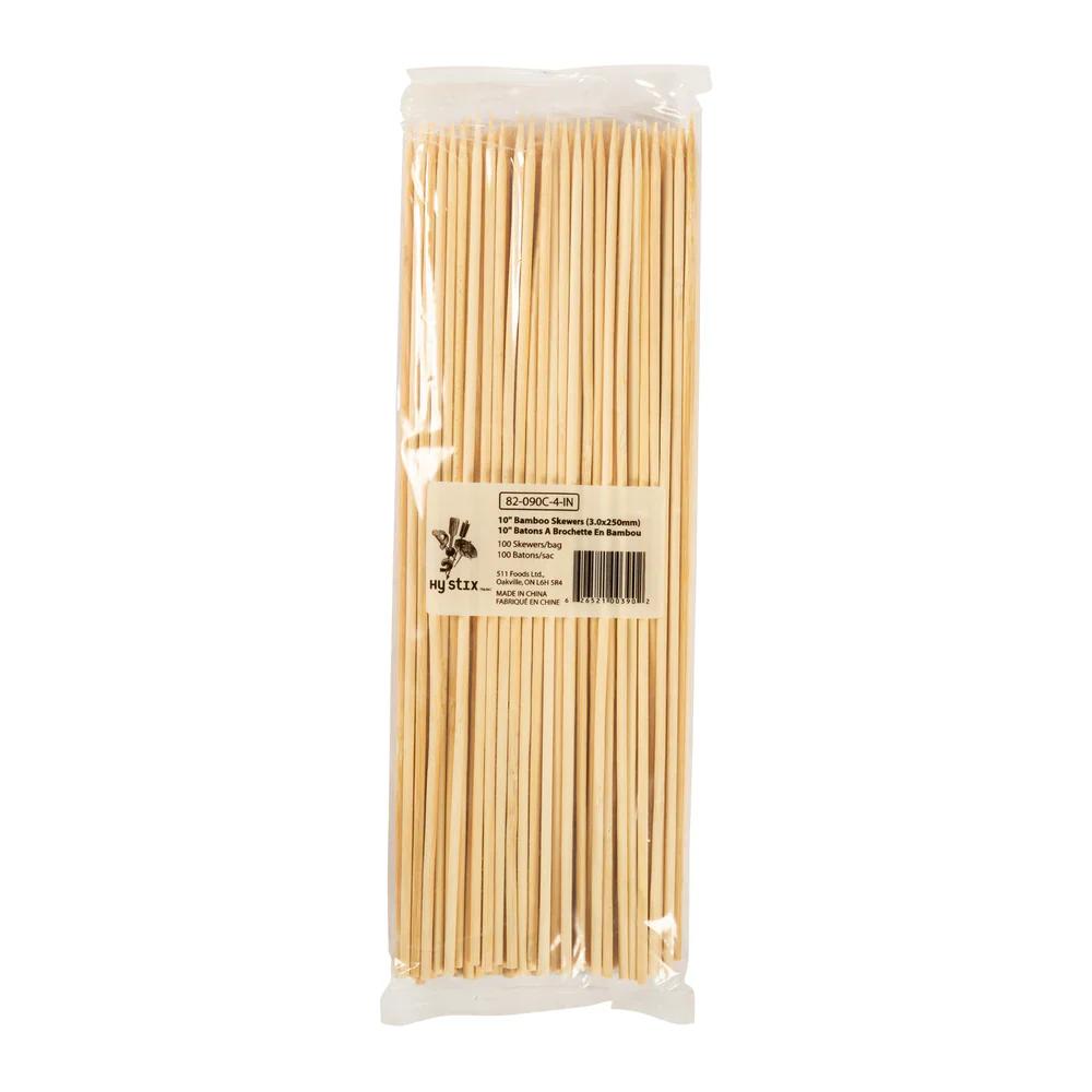 Hy Stix Skewer Bamboo 10" 82-090C-4 - Image 3