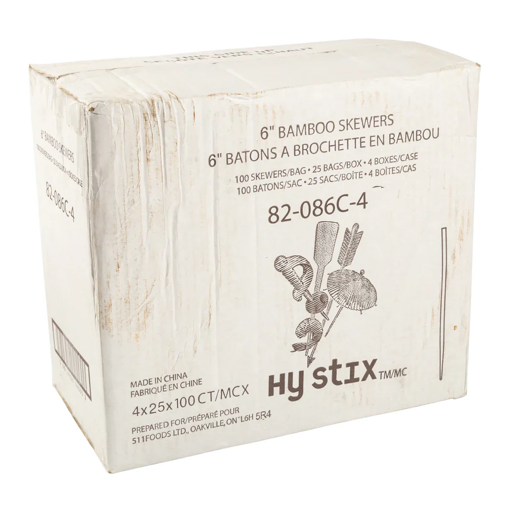 Hy Stix Skewer Bamboo 6" 82-086C-4 - Image 5