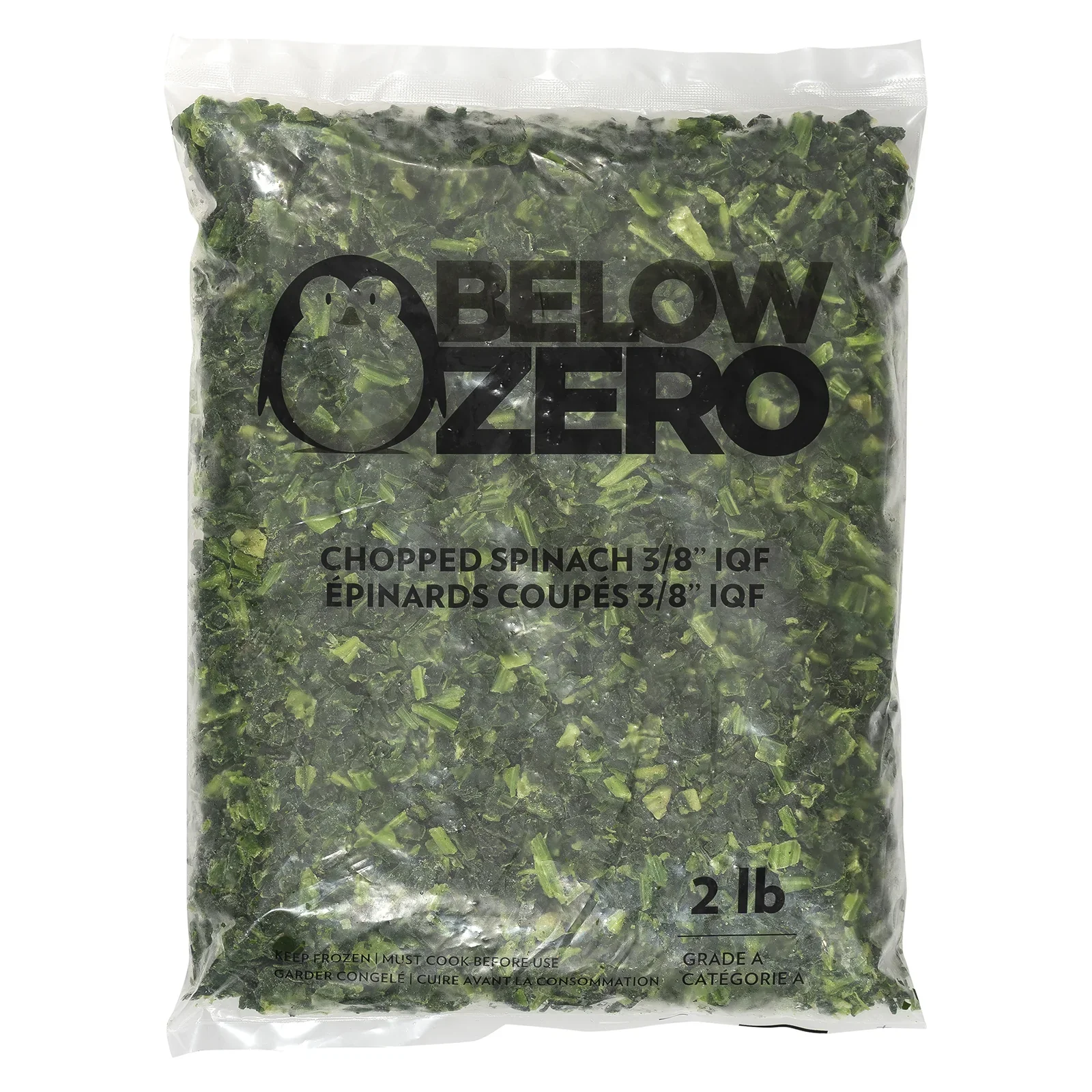 Below Zero - Chopped Spinach - 2Lb - Image 2
