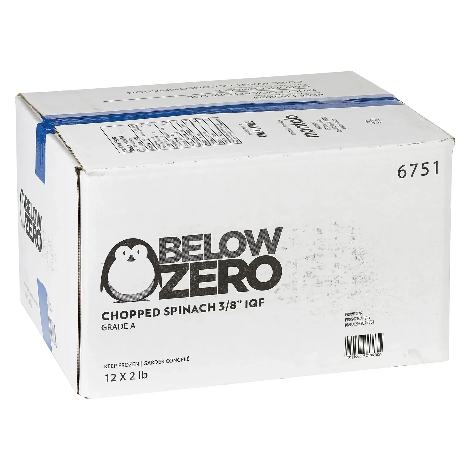 Below Zero - Chopped Spinach - 2Lb - Image 3
