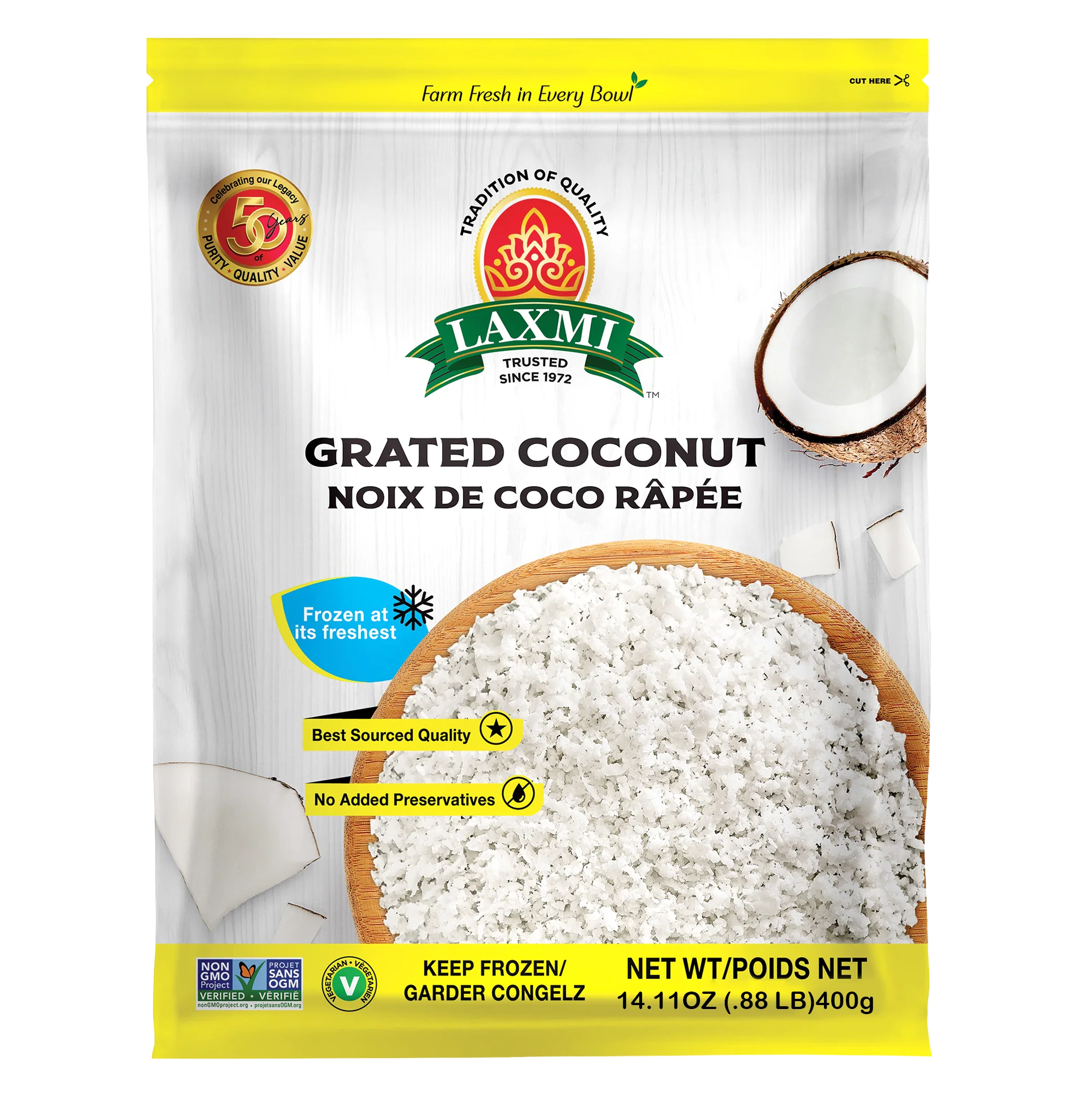 Laxmi - Grated Coconut - 400g