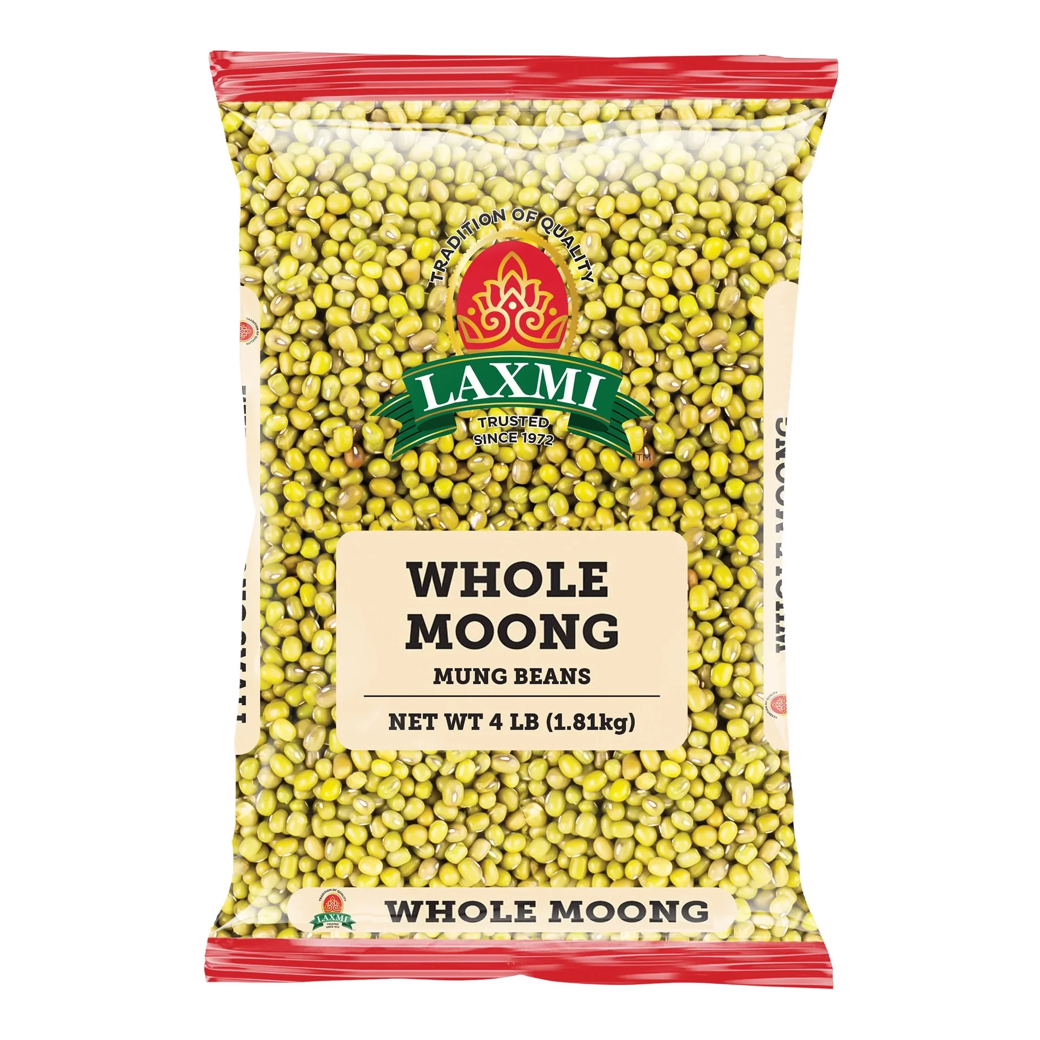 Laxmi - Moong Whole Bold - 4Lb