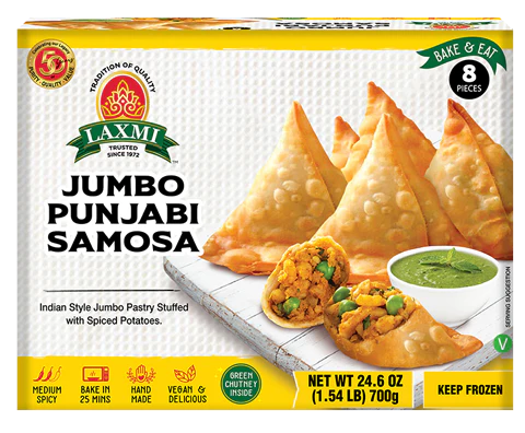 Laxmi - Punjabi Samosa - Jumbo - (8X75g)