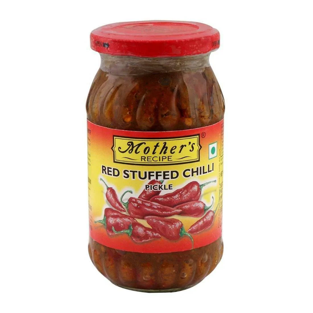 Mothers - Red Stuffed Chilli Pickle - 500g