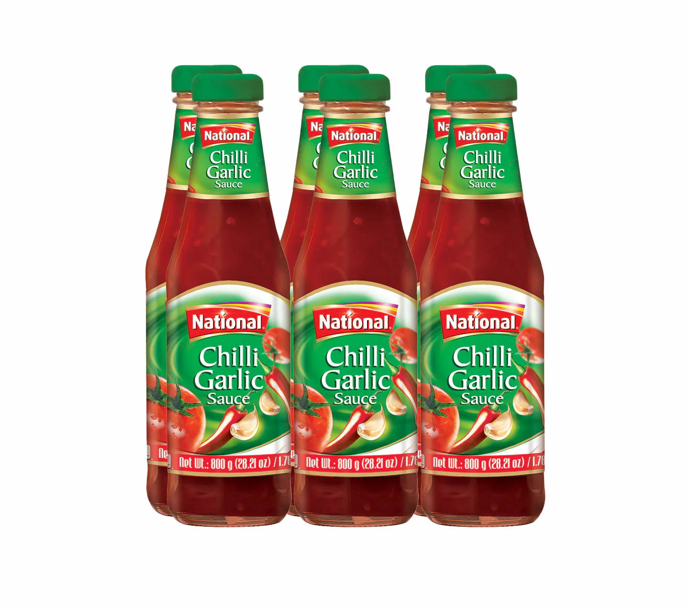 National - Chilli Garlic Sauce - 800g - Image 2