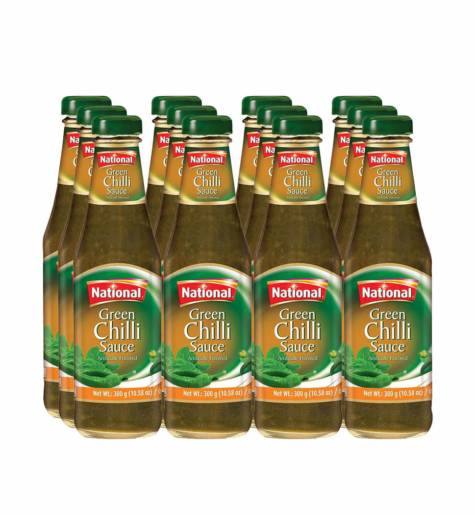 National - Green Chilli Sauce - 300g - Image 2