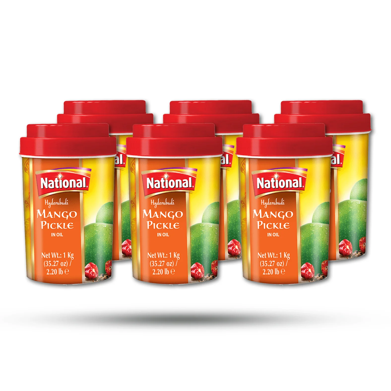 National - Hyderabadi Mango Pickle - 1Kg - Image 2