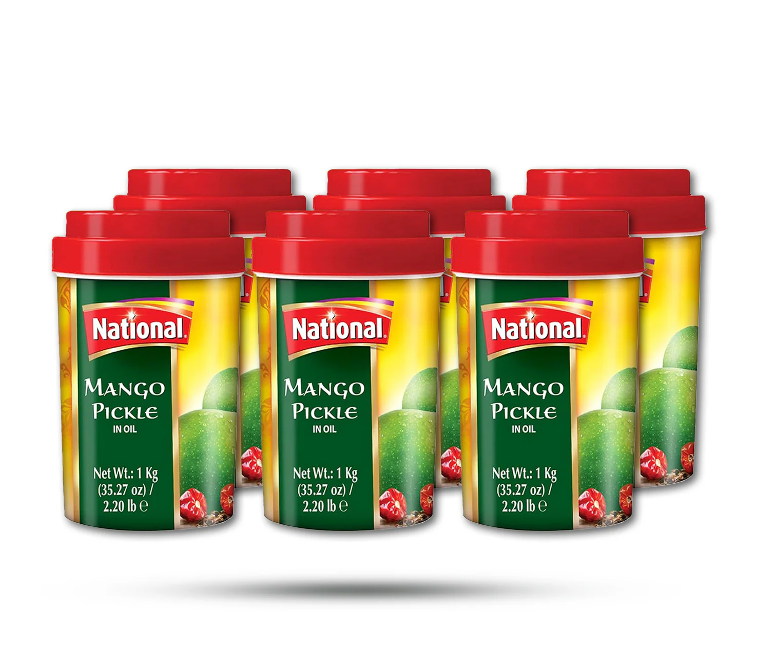 National - Mango Pickle - 1Kg - Image 2