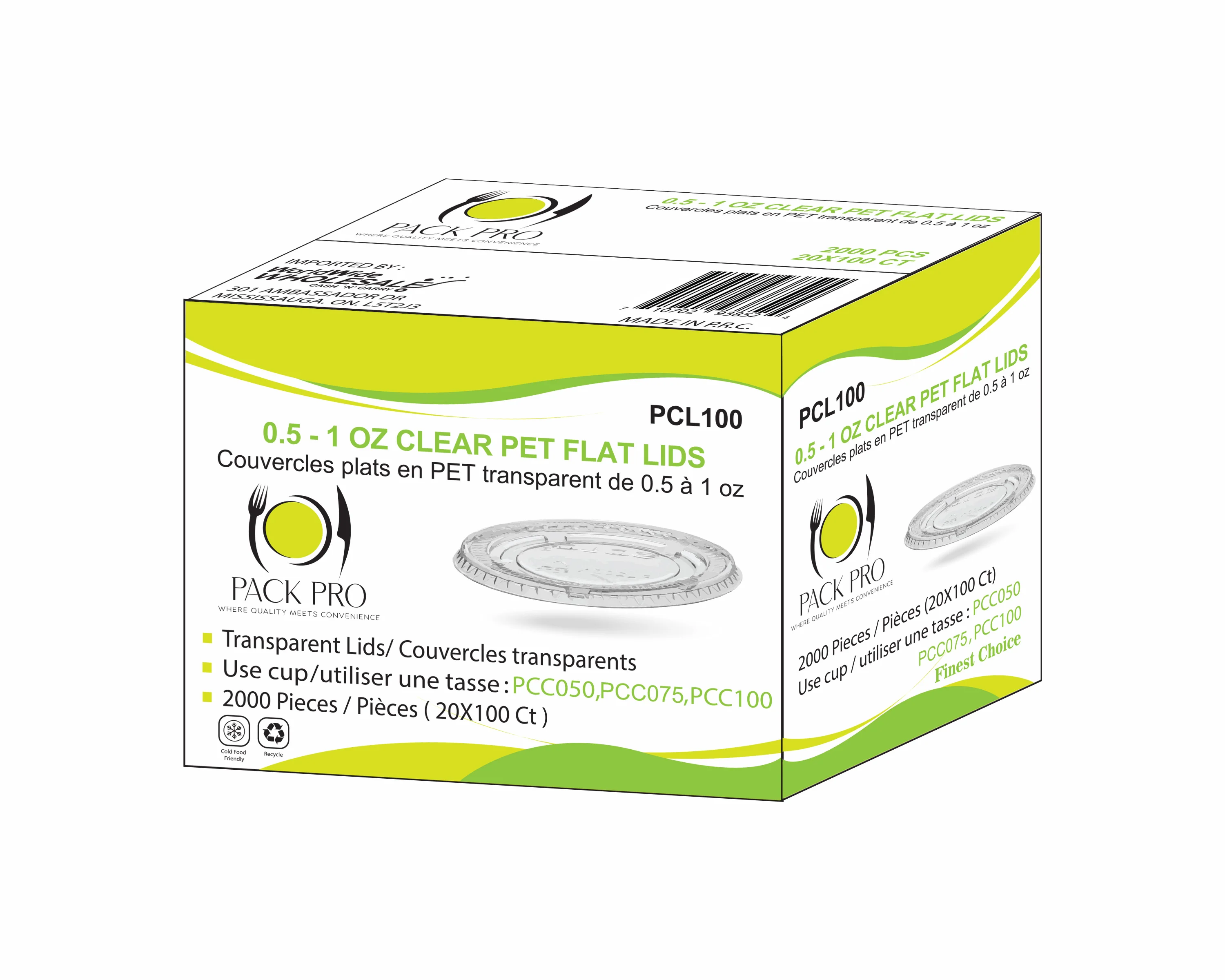 PackPro - 0.5-1oz Portion Cup Lids - Image 2