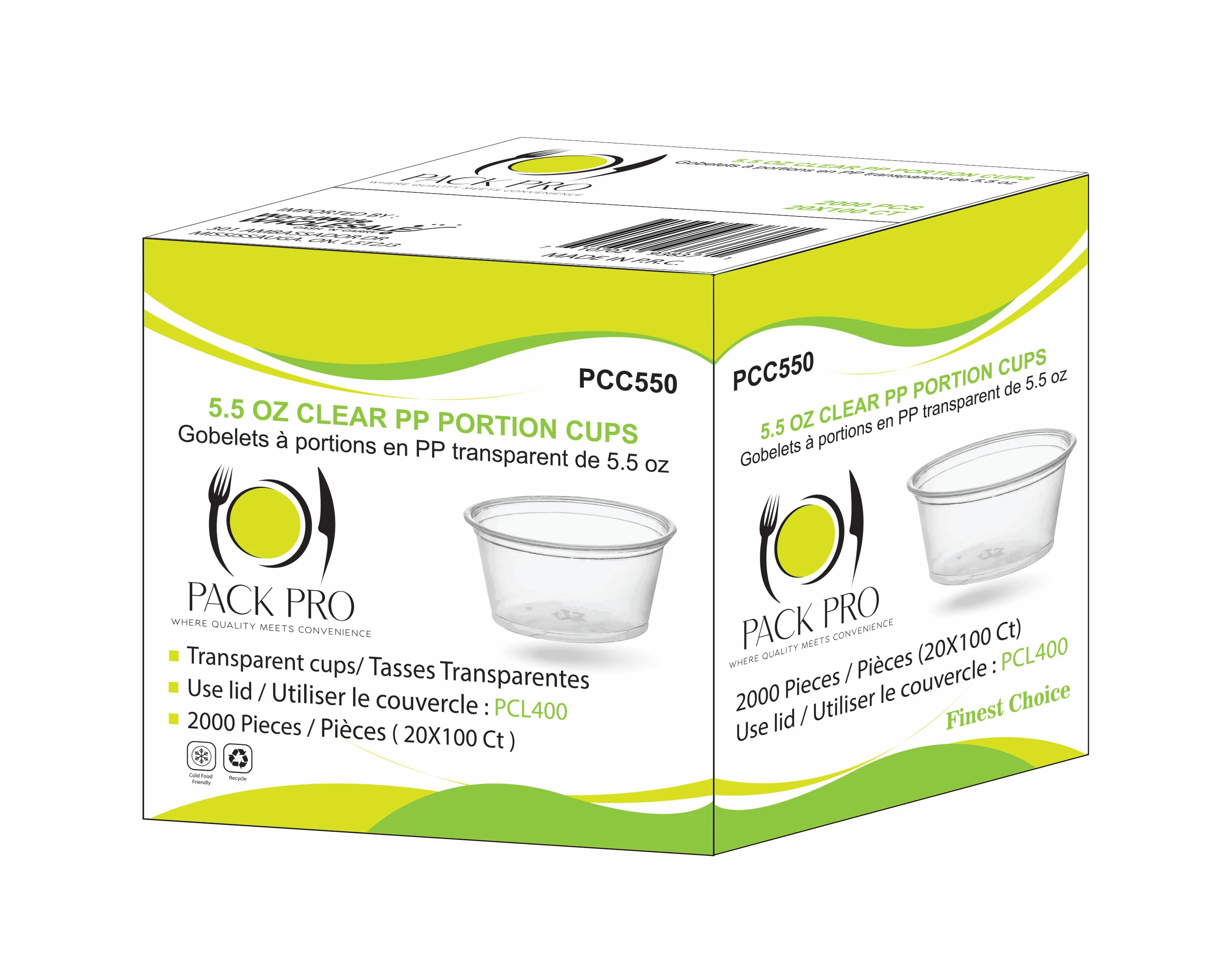 PackPro - 5.5oz Portion Cups