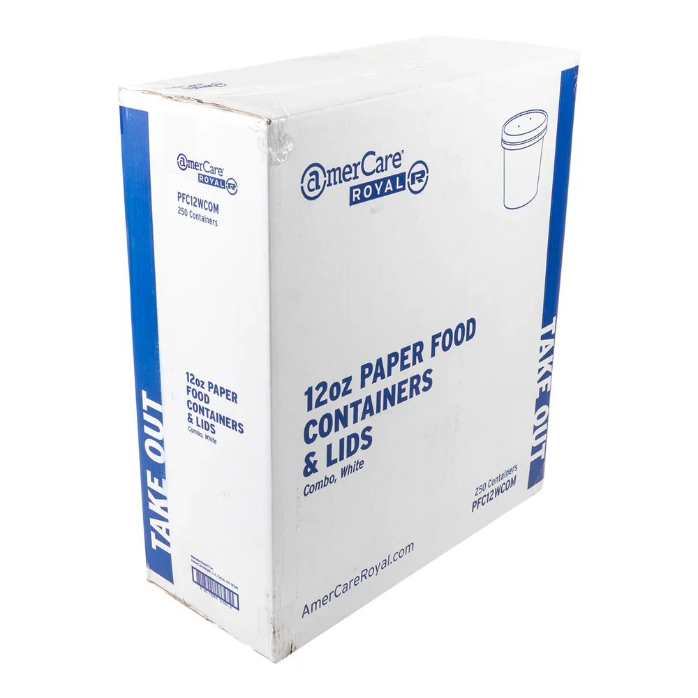 Paper Food Container Combo - 12oz - Image 4
