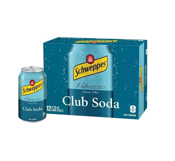 Schweppes - Club Soda - Cans - Image 2