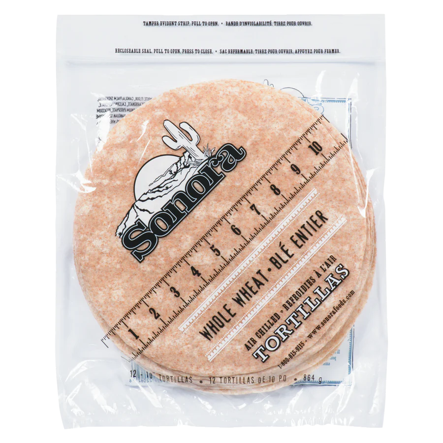 Sonora - Tortilla - 10" - Whole Wheat - 221062