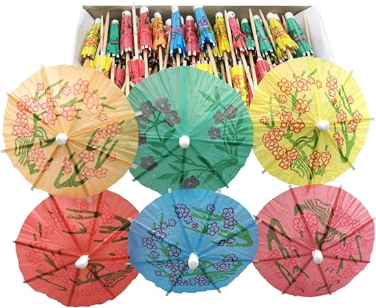 Toothpick - Umbrella - Paper - Colour