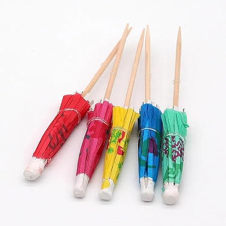 Toothpick - Umbrella - Paper - Colour - Image 2