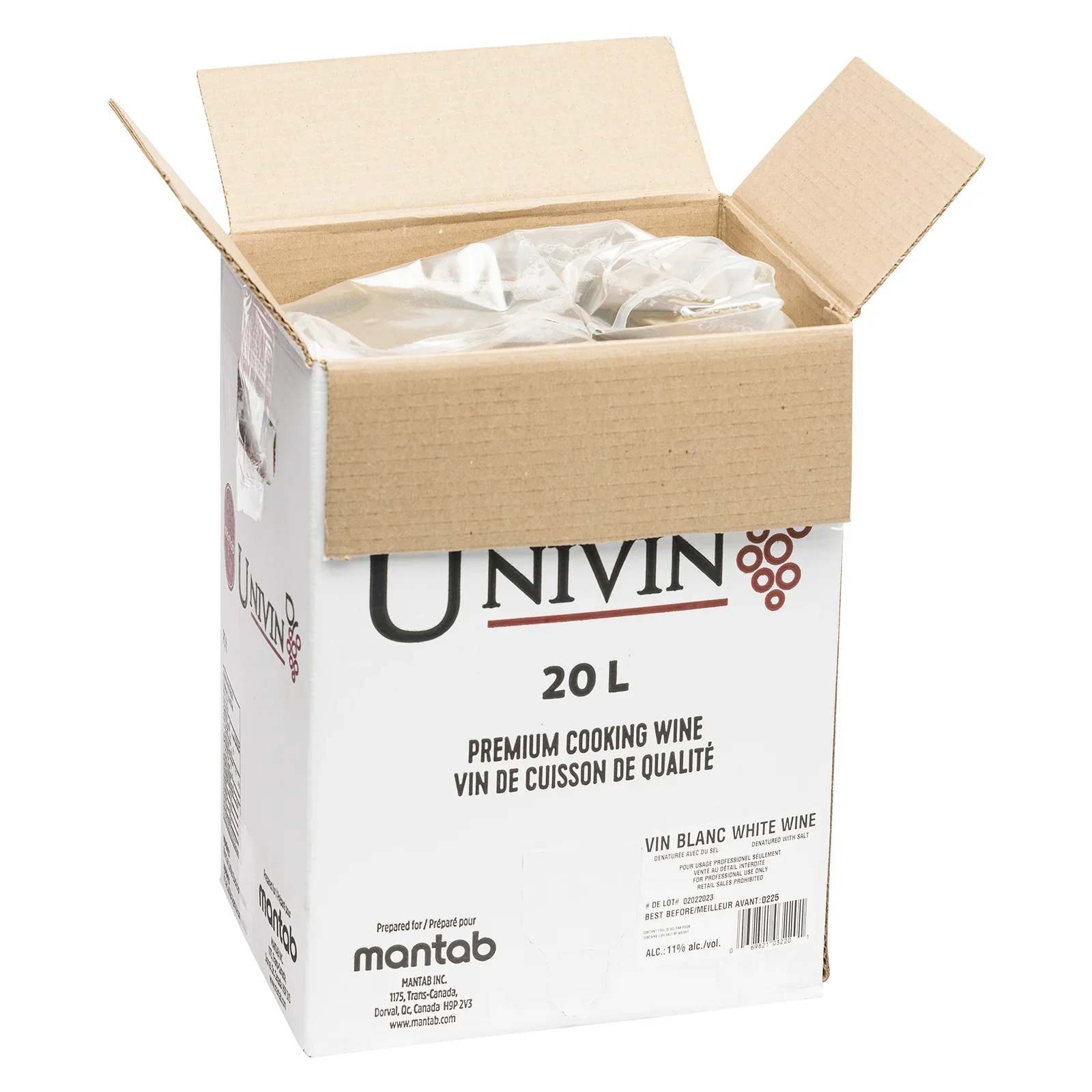 Univin - Cooking Wine - White - Denatured - Image 2