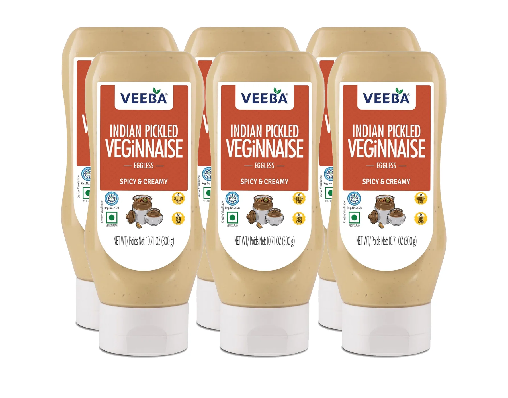 Veeba Pickled Veginnaise Eggless - 300g - Image 2
